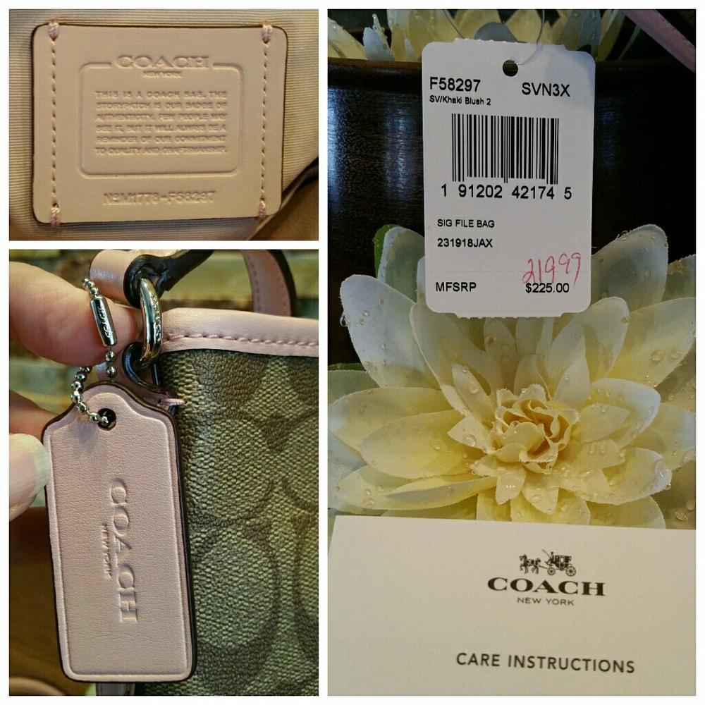 *SALE* NEW Coach File Bag AND Wallet w/ gift boxes - Picture 3 of 8